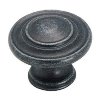 Amerock BP1586WID 1-5/16" Inspirations Cabinet Knob - Wrought Iron Dark