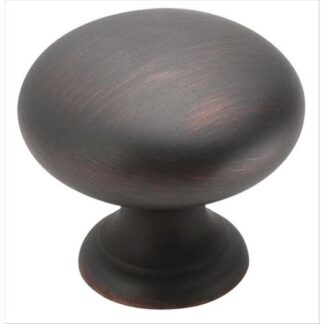 Amerock BP1950ORB 1-1/4" Round Cabinet Knob - Oil-Rubbed Bronze