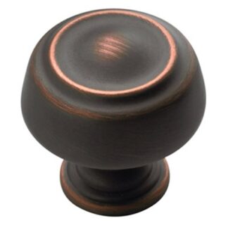 Amerock BP53700BBR 1-3/16" Kane Cabinet Knob - Oil-Rubbed Bronze