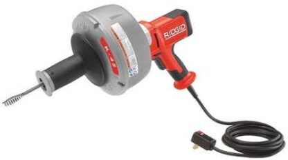 RIDGID K-45-5 50 Ft. (Cable) Corded Drain Cleaning Machine, 115V