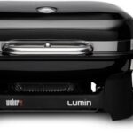 Weber Lumin Compact Portable Indoor Outdoor Electric Smoker Grill Black