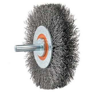 Walter 13C125 Crimped Wire Mounted Brush 3/4 in. Width 3 in. Carbon Steel Brush