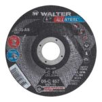 WALTER SURFACE TECHNOLOGIES ALLSTEEL 4.5 in. X 7/8 in. Arbor X 1/8 in. T27 GR a-30-as Grinding Wheel (25-Pack)