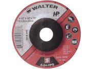 WALTER SURFACE TECHNOLOGIES HP 4.5 in. X 5/8-11 in. Arbor X 1/4 in. T27S GR a-24-HPS Grinding Wheel (20-Pack)