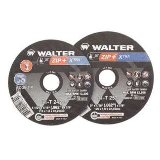 WALTER SURFACE TECHNOLOGIES ZIP+XTRA 9 in. X 7/8 in. Arbor X 3/32 in. T1 Cutting Wheel (25-Pack)