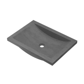 Native Trails Nsl2014 Nativestone 20-3/4 Rectangular Concrete Undermount Bathroom Sink -