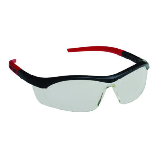 Honeywell T57505B Tornado F5 Series Safety Glasses - Black/Red