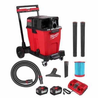 Milwaukee 0930-22HD 12 Gallon M18 Fuel Dual-Battery Wet/Dry Vacuum Kit