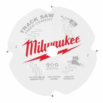 Milwaukee 48-40-0670 6-1/2" 4T Fiber Cement Track Saw Blade