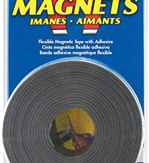 Master Magnetics the Magnet Source 1 in. W X 120 in. L Mounting Tape Black