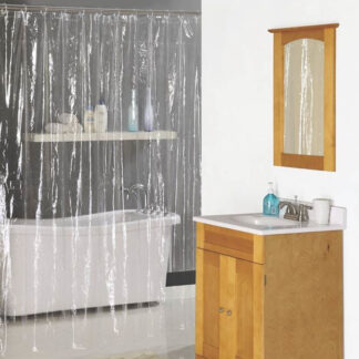 Simple Spaces SD-PCP01-C3L Shower Curtain 70 X 72 Clear