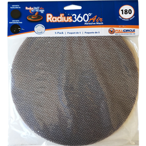 Full Circle 180 Grit Mesh Abrasive- 5PK