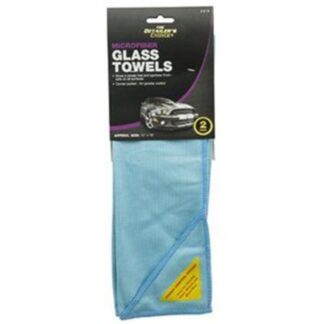 Tiger Accessory Group 254838 12 X 16 in. Microfiber Glass Towel Pack of 2