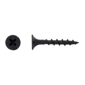 Reliable | Fasteners Drywall Screws - Bugle Head - Coarse Thread - Black Phosphate - #7 Dia X 2 1/2-in L - 500-Pack