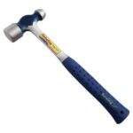 Ball Pein Hammer Straight Blue Shock Reduction Grip Handle 13.5 in Overall L 24 Oz Steel Head