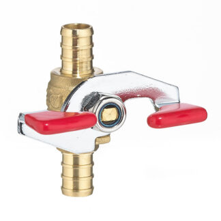 Aqua-Dynamic | Ball Valve with Tee Handle - Forged Brass - 1/2"