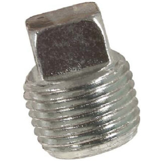 Galvanized Pipe Fitting with Aqua-Dynamic Iron Stopper, Male Thread, 3/4-in