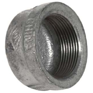 Aqua-Dynamic Galvanized Iron Pipe Fitting, Plug, Female Thread, 1 1/4-in