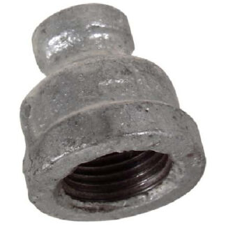 Aqua-Dynamic Galvanized Iron Pipe Fitting, Female Thread, 3/8" x 1/4