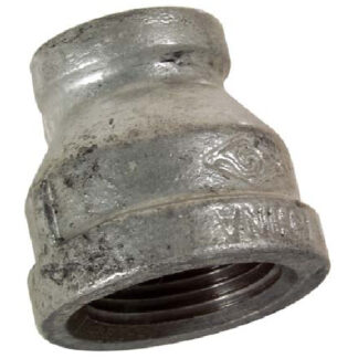 Aqua-Dynamic Galvanized Iron Pipe Fitting, Female Thread, 3/4" x 1/2