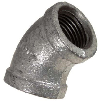 Aqua-Dynamic | Galvanized Elbow - 45Â° - 3/8"