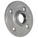 Aqua-Dynamic Galvanized Iron Fitting - Floor Flange - 1/2-in