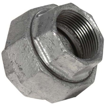 Aqua-Dynamic Galvanized Iron Union Fitting, 1-in