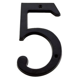 Taymor | Classic Number 5 - 6-in - Aluminum - Black