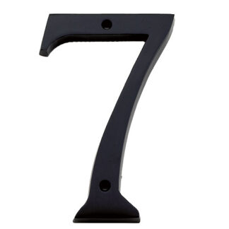 Taymor | Classic Number 7 - 6-in - Aluminum - Black