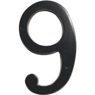 Taymor | Classic Number 9 - 6-in - Aluminum - Black