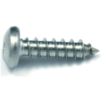 Reliable | Fasteners Pan Head Screws - #10 X 1/2-in - Stainless Steel - 100 per Pack