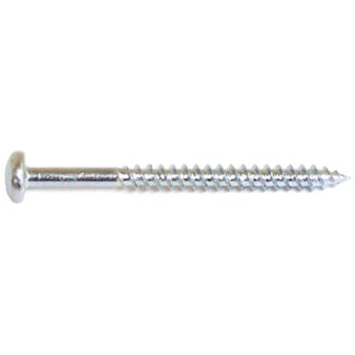 Reliable | Fasteners Pan Head Wood Screws - #7 X 1/2-in - Zinc-Plated - 100 per Pack - Square Drive