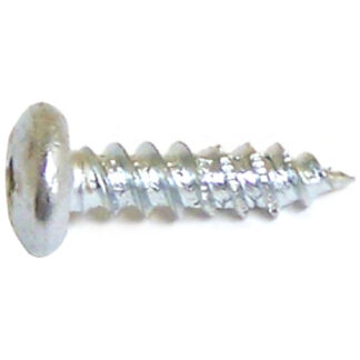 Reliable Fasteners Pan Head Wood Screws - 12 - 3 1/2-in - Zinc-Plated - 100 Per Pack - Square Drive PKWZ12312VP -