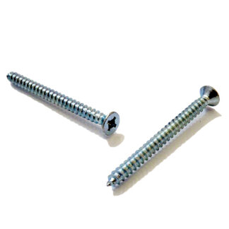 Reliable | Fasteners Flat-Head Zinc-Plated Quadrex Screw - #12 X 1 1/2-in - Self-Tapping - Type a - 100 per Pack