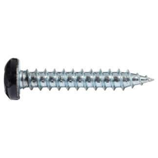 Reliable | Fasteners Black Pan-Head Square Screw - #8 X 1-in - Self-Tapping - Type a - 100 per Pack