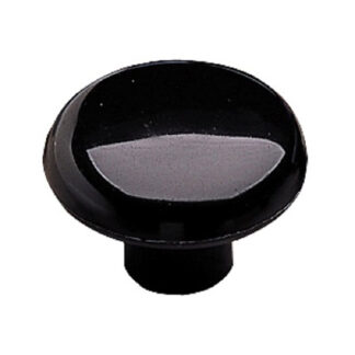 Richelieu | Cabinet Knob - Black - Plastic