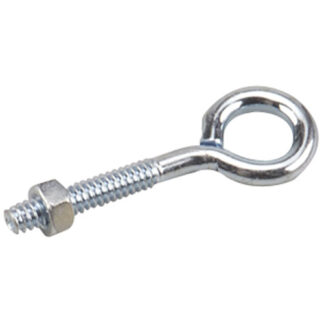 4422515 0.18 X 2 in. Eye Bolt with Nuts - Zinc