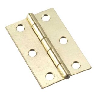 Onward | Fixed-Pin Hinges - 1 5/8-in X 2 1/2-in - Brass - 2-Pack