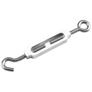 Onward | Hook and Eye Turnbuckle - Stainless Steel - 1/4-in Dia X 7 5/8-in L - 1 per Pack