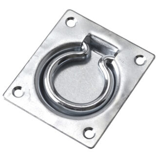 Onward | Trapdoor Ring - Zinc Finish - Steel - 3 1/2-in L X 3-in W