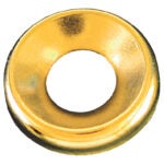 Precision | Brass Finishing Washers - Counter Sink - 100 per Pack - #10 Dia