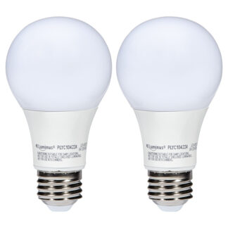 Luminus A19 6-Watt LED Light Bulb - Non-Dimmable - White 2/Pack PLYC10422A