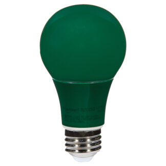 Luminus A19 6W LED Light Bulb, Non-Dimmable, Green PLYC135G
