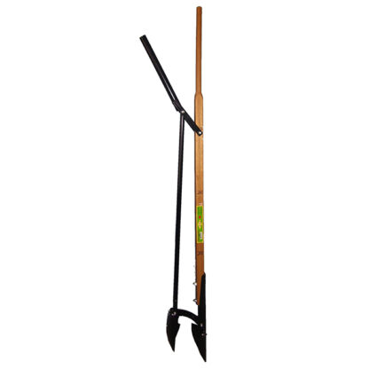 Erie Post Hole Digger - Steel and Wood - 71-in X 7-1/2-in - Black