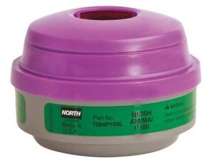 HONEYWELL NORTH 7584P100L Combination Cartridge/Filter, Threaded, AM, MA, P100,