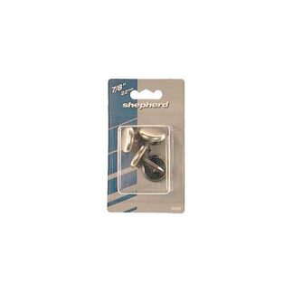 Shepherd Hardware Silver 7/8 in. Nail-on Metal Chair Glide 4 Pk