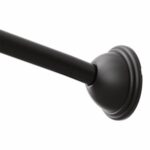 Moen CSR2160BL Matte Black Adjustable Curved Shower Rod