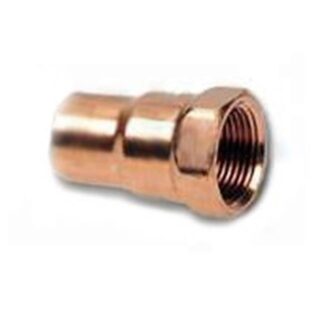 EPC 103R Series 30156 Reducing Pipe Adapter 3/4 X 1/2 in Sweat X FNPT Copper