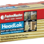 FastenMaster HeadLok 2-7/8 in. L Black Spider Flat Head Deck Screws 50 Pk