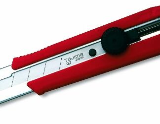 Tajima Utility Knife with 1In 7 Point Rock Hard Blade